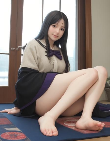 AI-Generated Image of Kaguya's Feet