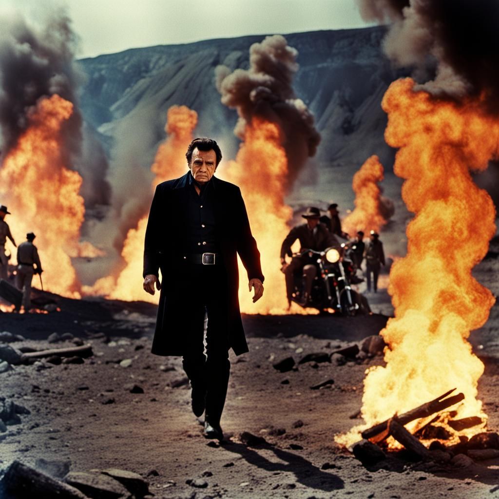 Dramatic Ring of Fire Cinematic Still