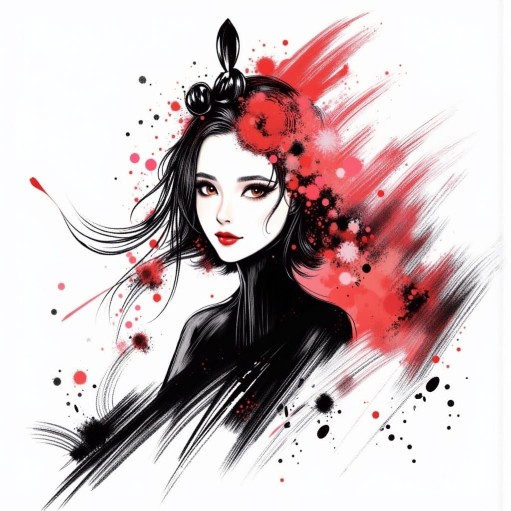 Painterly Signature Doodle Concept Art