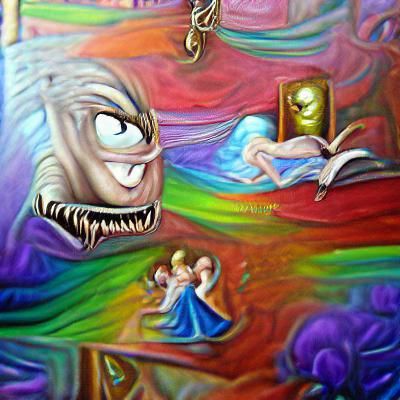 Abstract Image Generated Without a Prompt