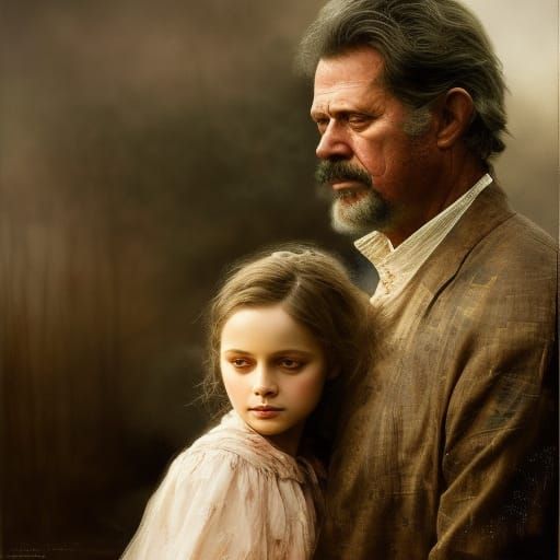 Father and daughter