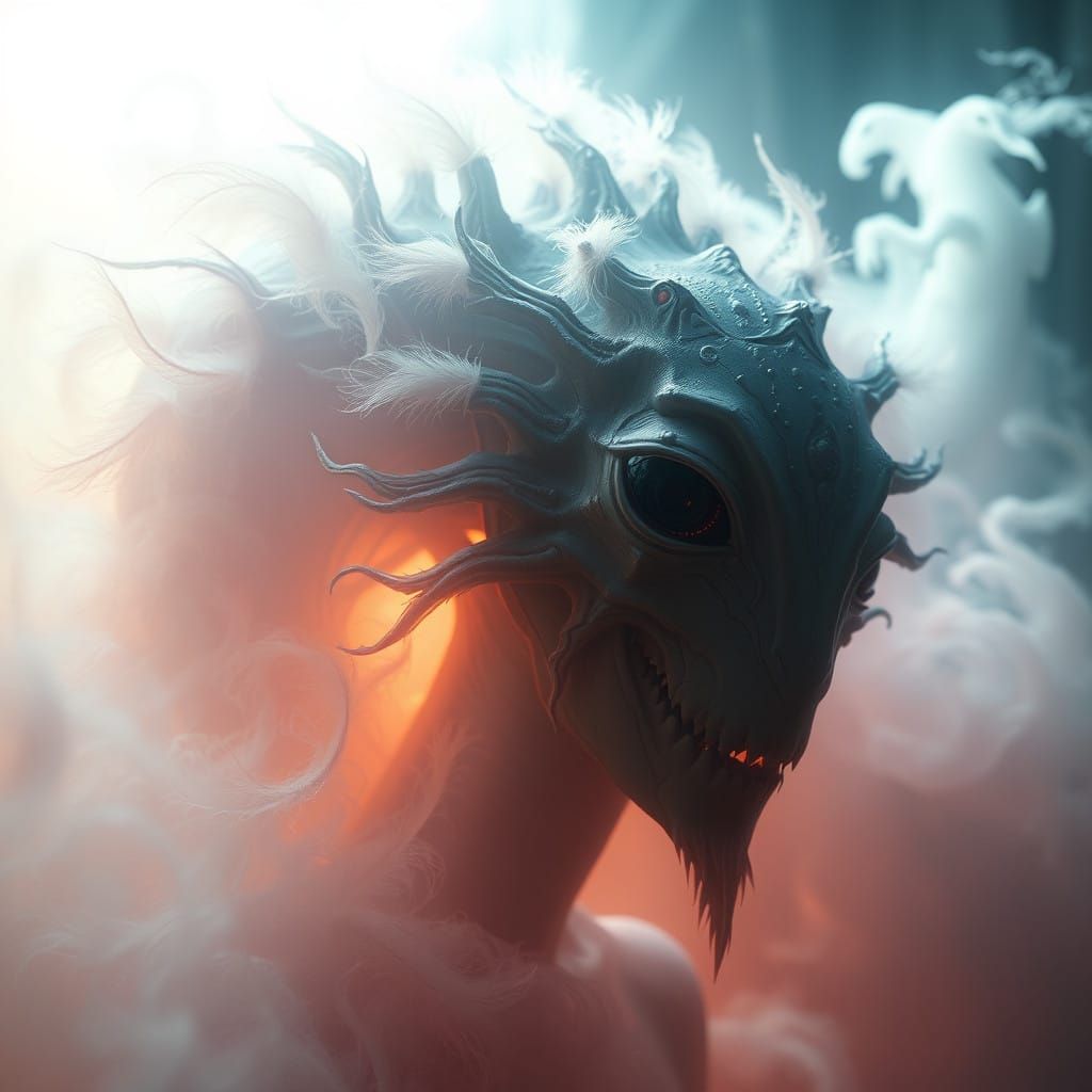 Dreamlike Landscape in Ethereal Atmosphere