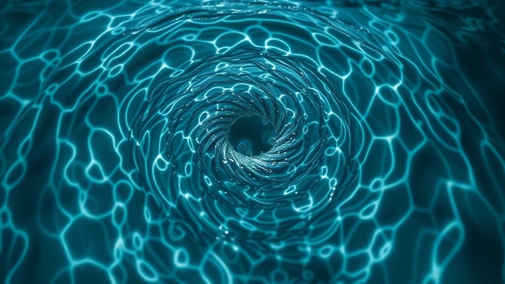 Ethereal Water Forms: A Harmonious Dance of Light and Shadow