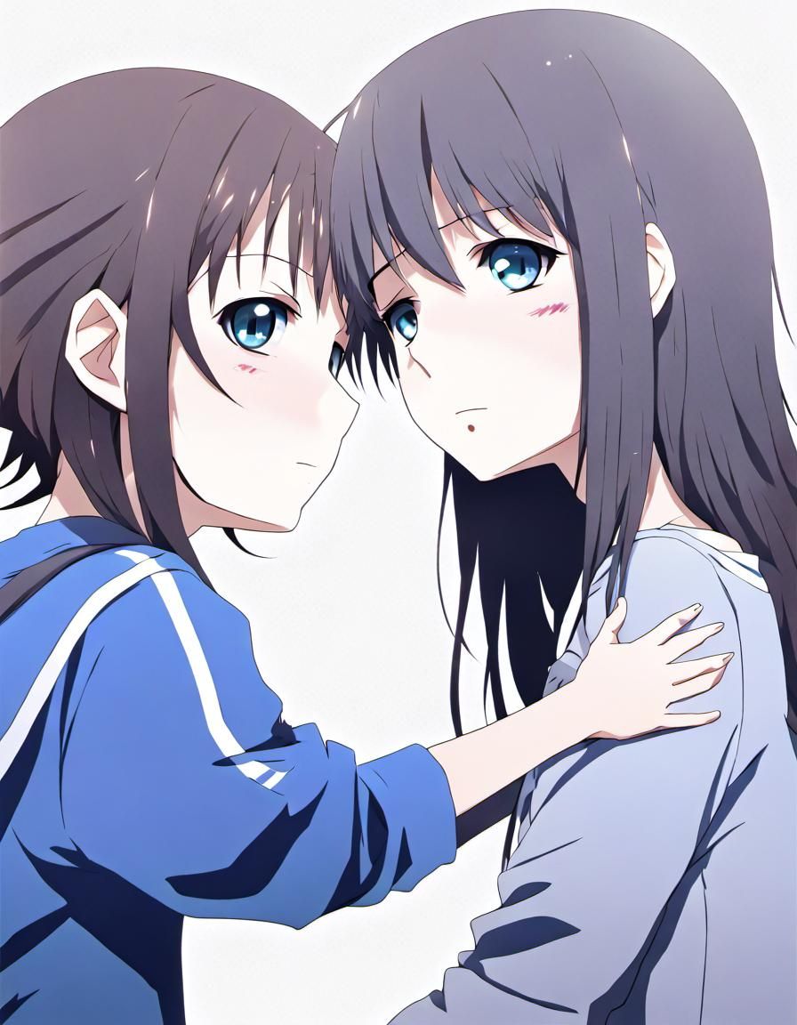 Anime Style Image Conveying Empathy