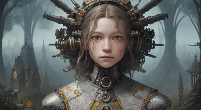 Cyborg Whimsy in a Magical World of Wonders