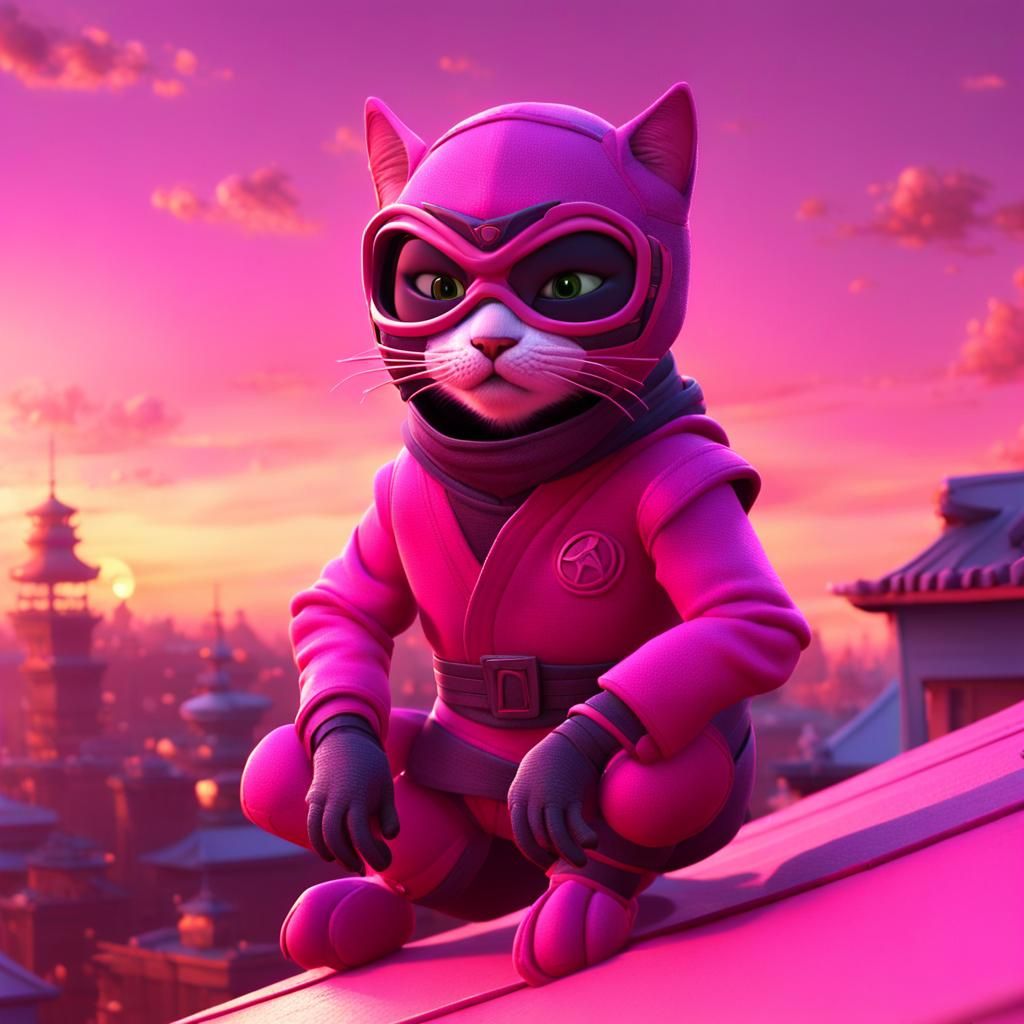 Pink Ninjakitty