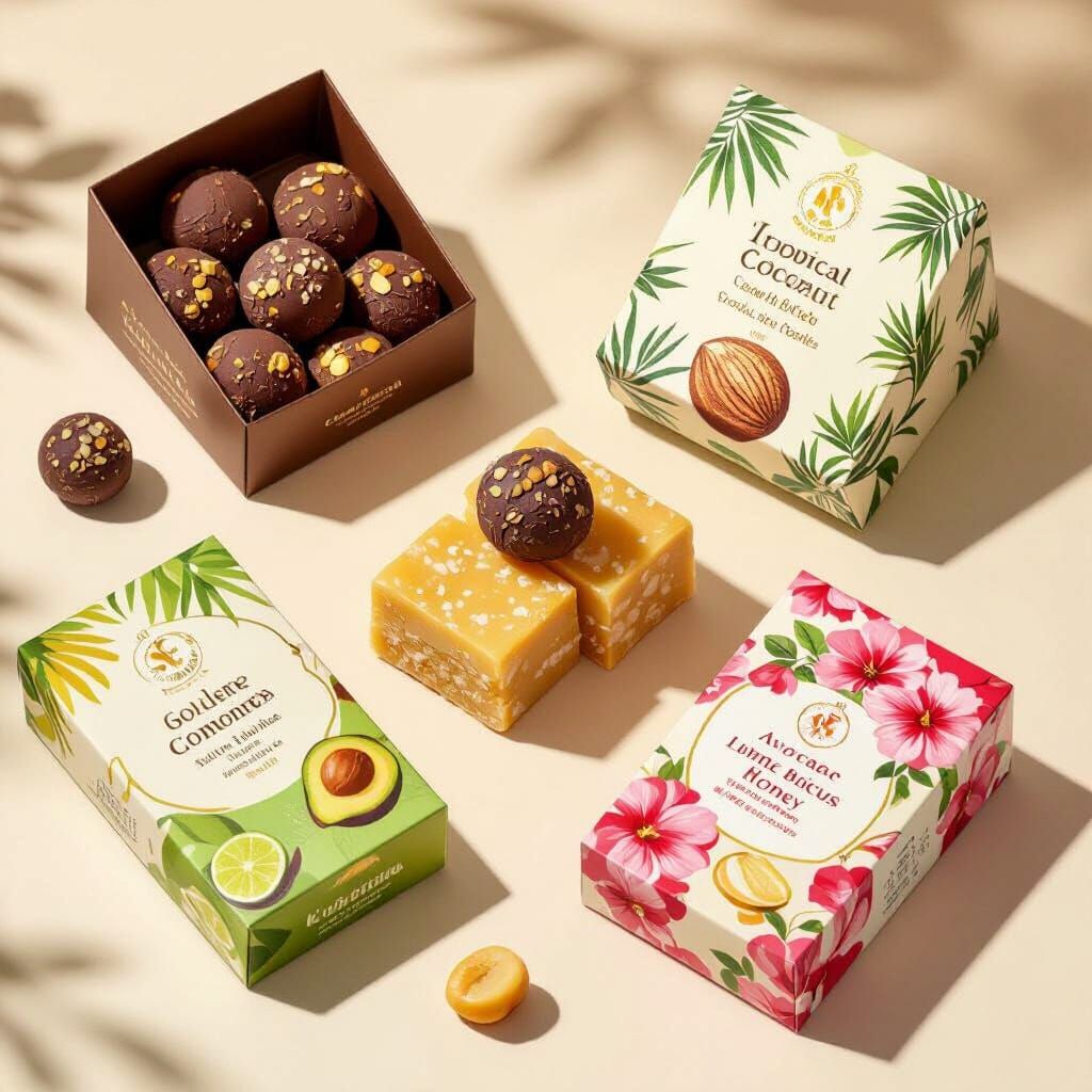 Luxury Organic Snacks in Eco-Friendly Artisanal Packaging