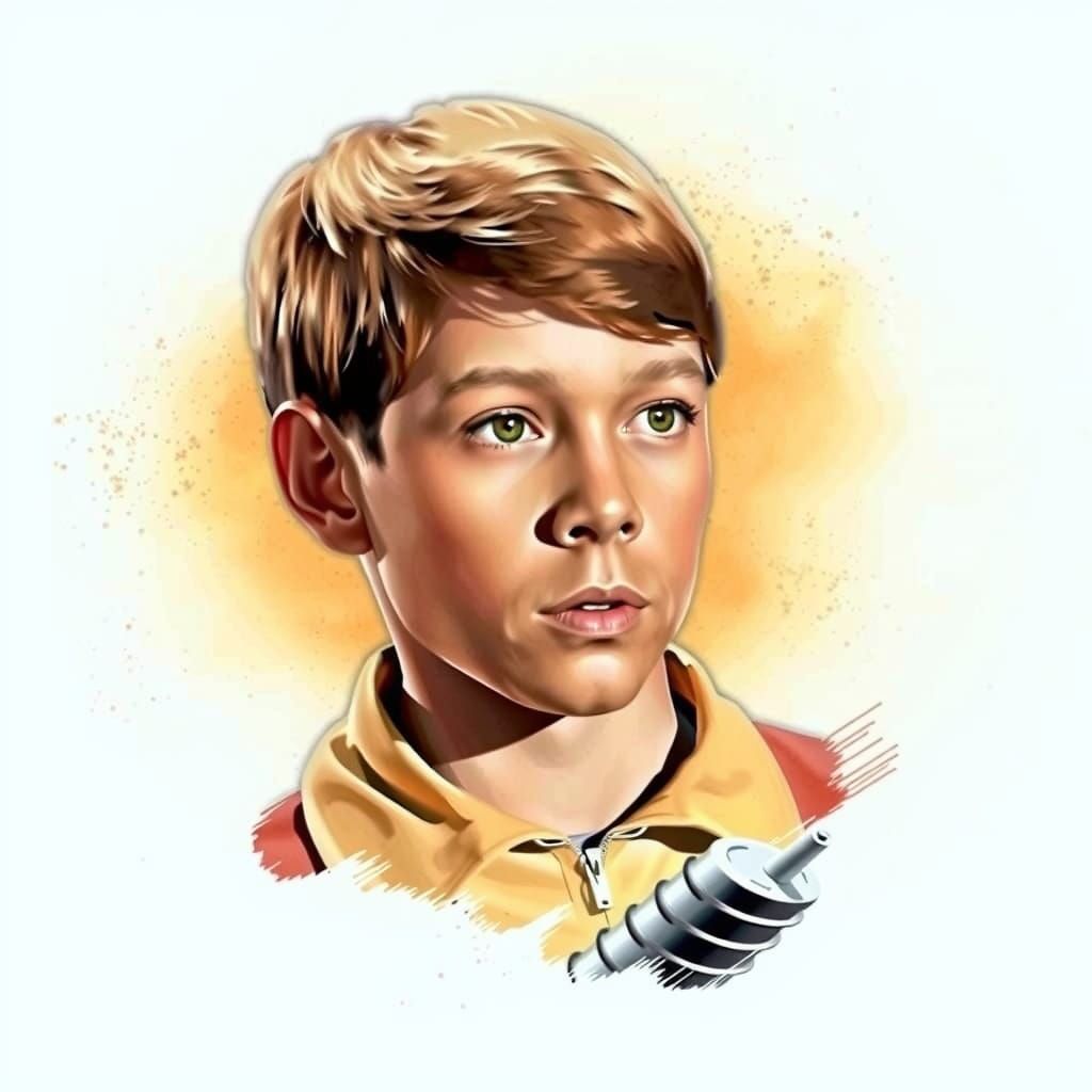 Futuristic William in Cityscape, Syd Mead Style