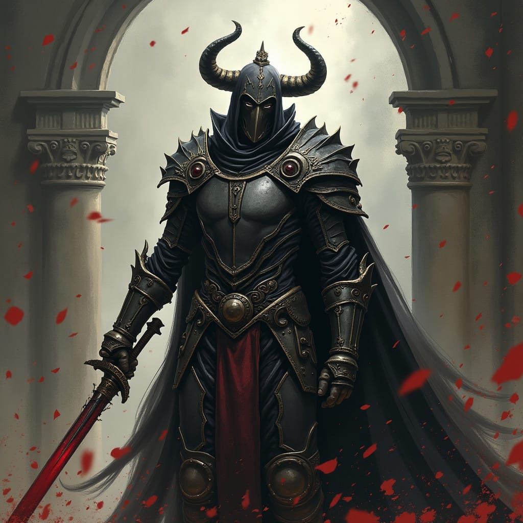 Dark Fantasy World in Grimdark Style