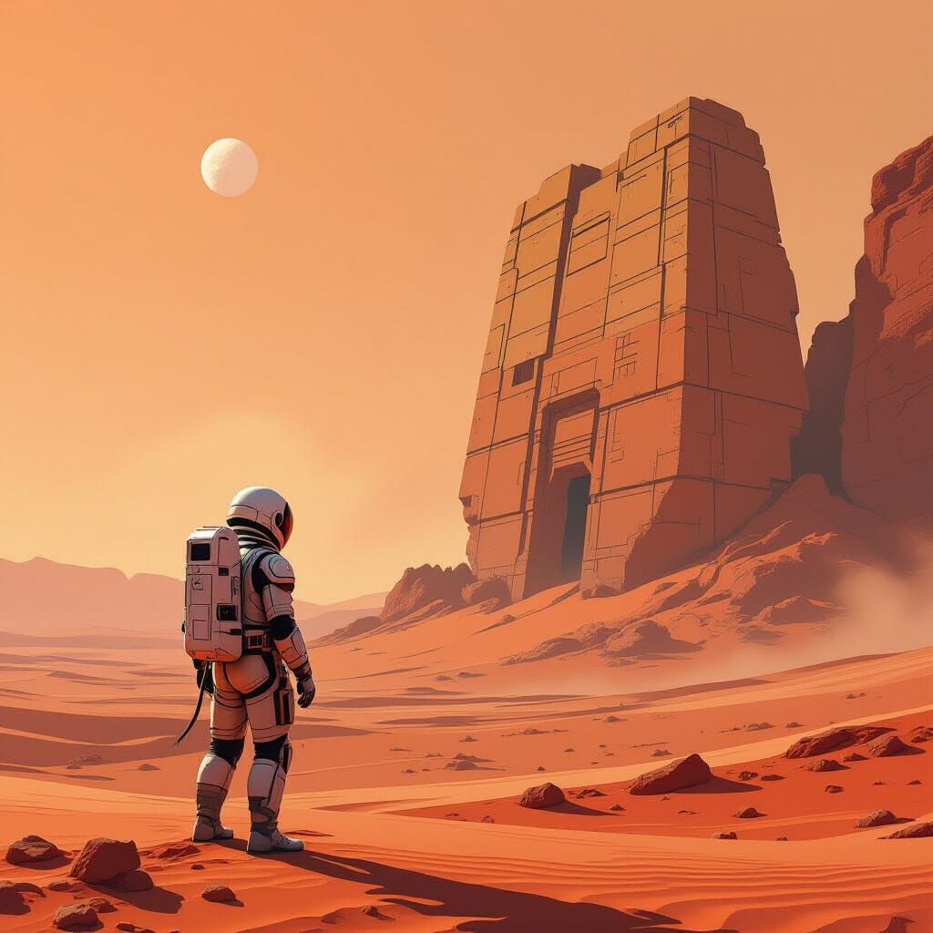 Explorer on Mars Discovers Ancient Alien Ruins