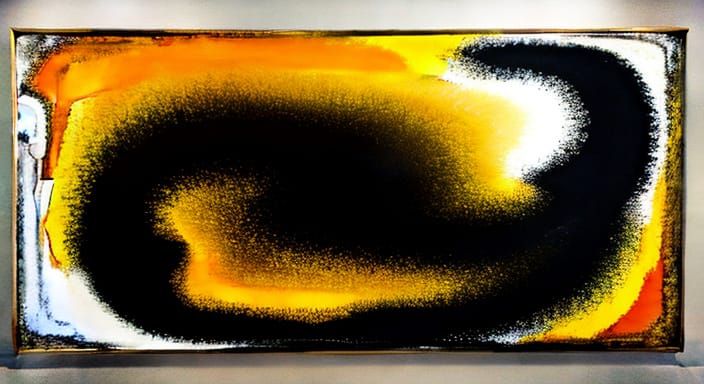 Vibrant Abstract Art in Deep Earth Tones