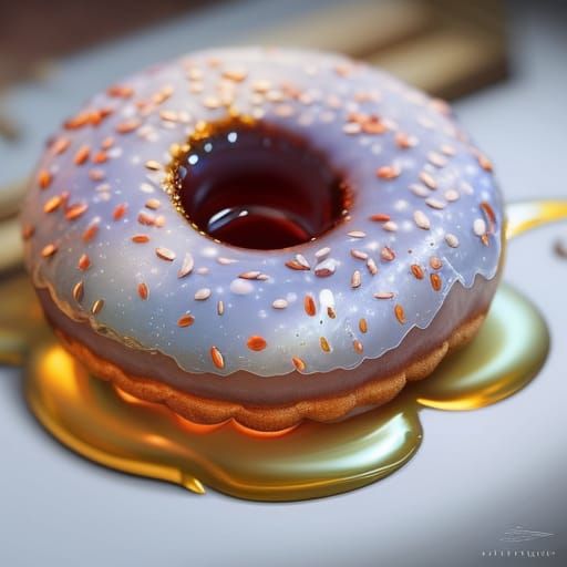 Delicious Jelly Donut Concept Art