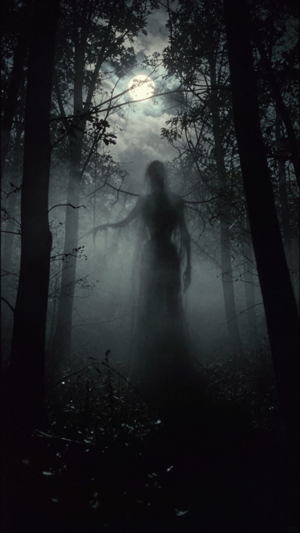 Gothic Horror Found Footage Forest Night