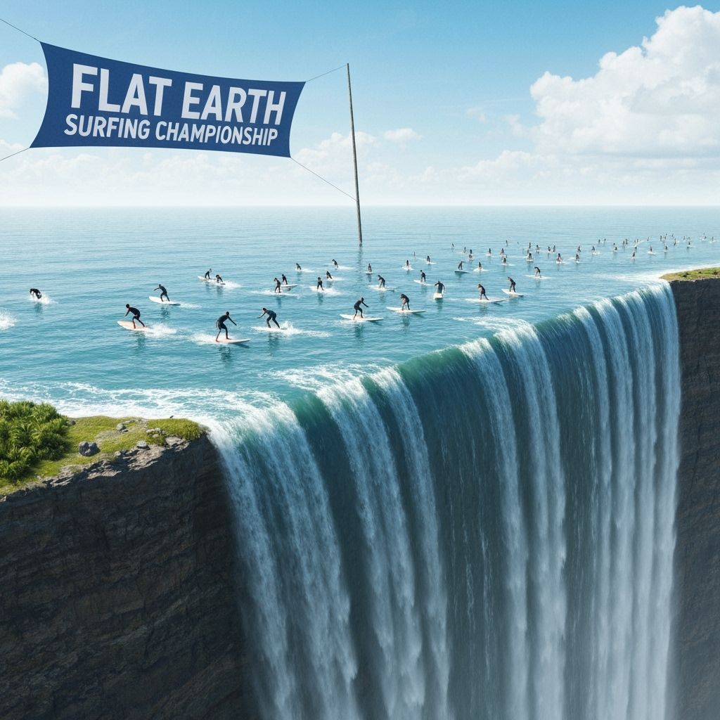 Surreal Surfing Championship at World's Edge