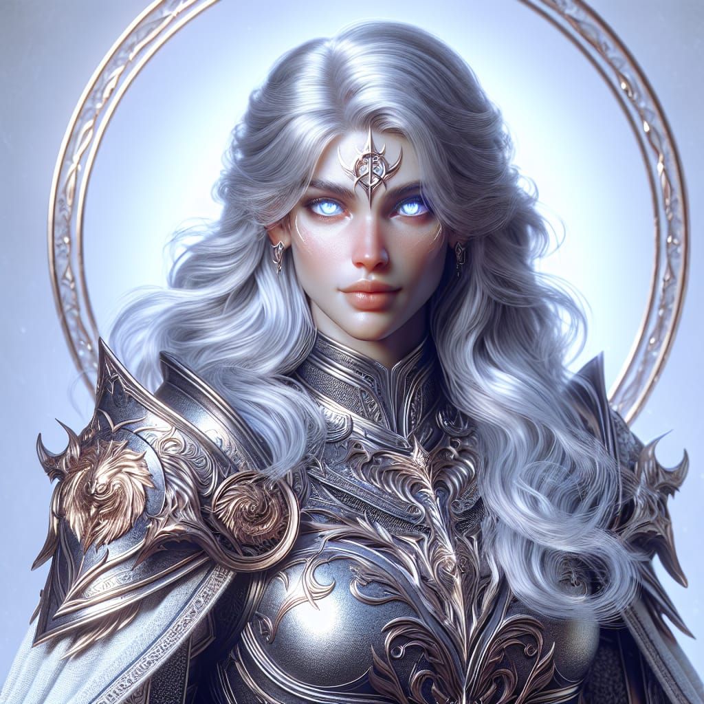 Aasimar Paladin Ready for Battle