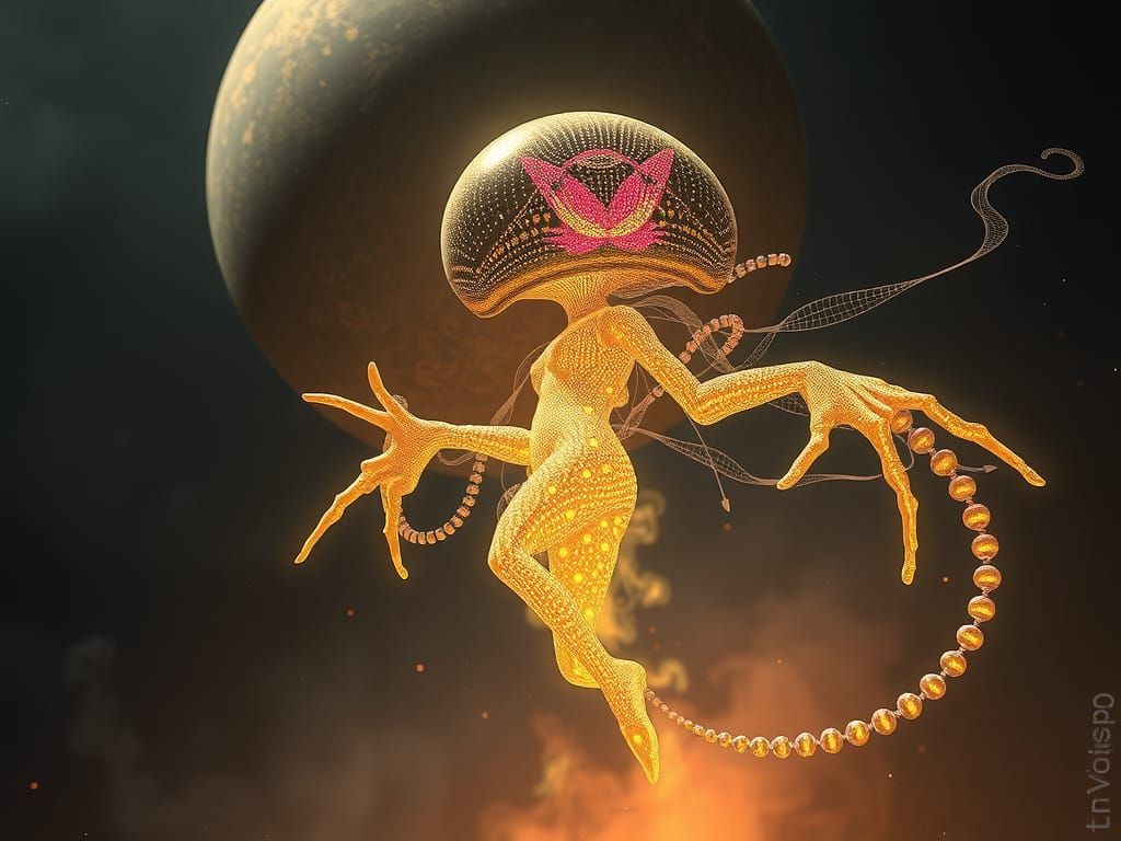 Millions of incredibly detailed Orbs make up the body of an ...