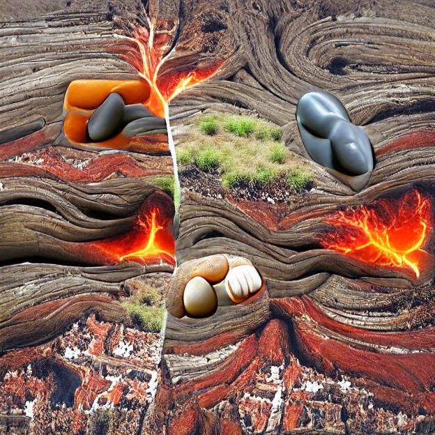 Elemental Creation of Rocks, Soil, and Magma