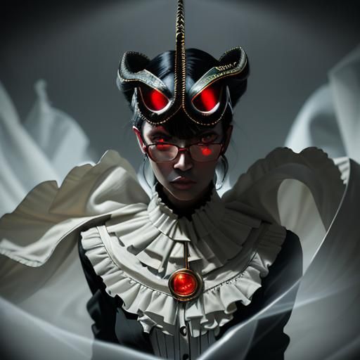 Beautiful Woman in Las Vegas: Cinematic Portrait