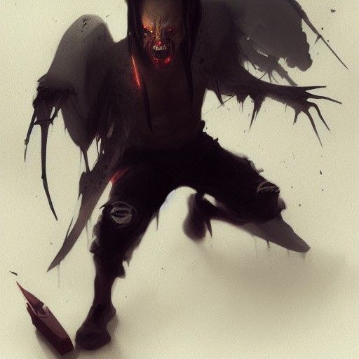 Sinister ADHD Portrait in Baroque Style