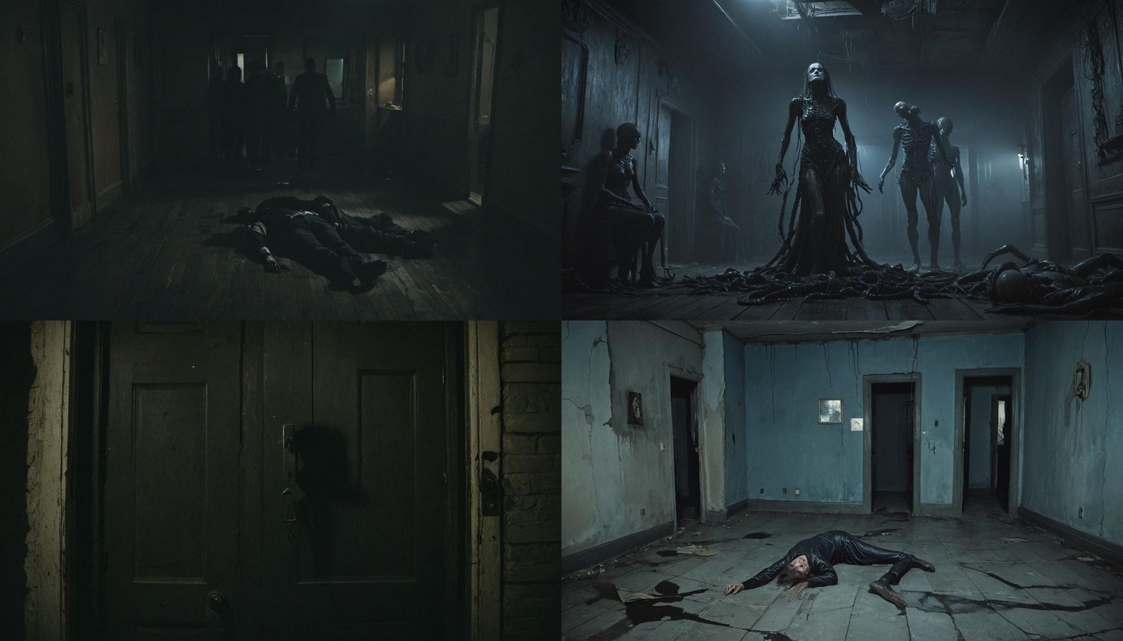 Grim Aftermath: Unexplained Mystery in Dark Apartment