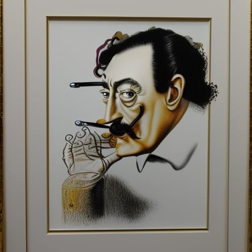 Surreal Portrait in the Style of Salvador Dali