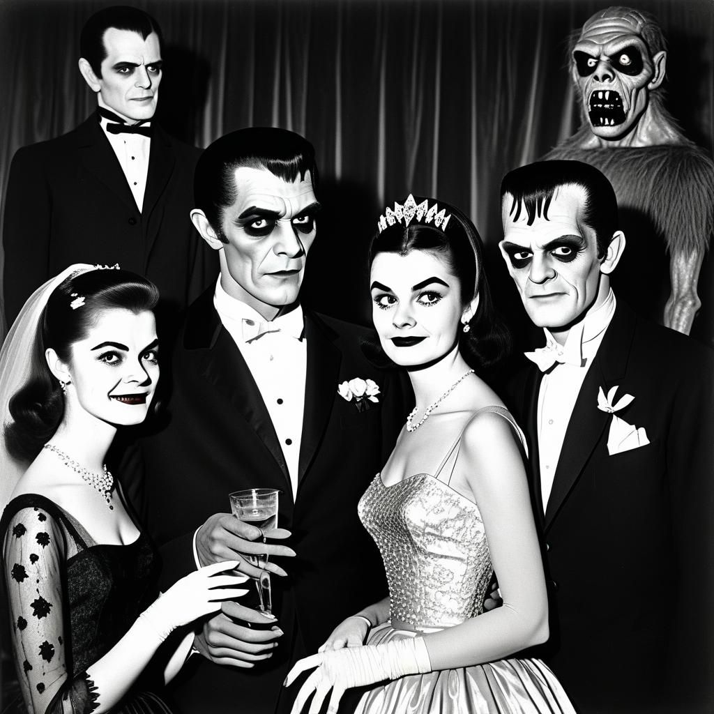 Monster Prom: A Retro 1960s Vignette