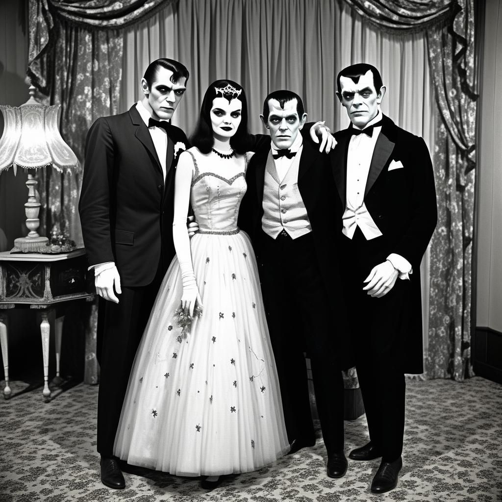 1960s Monster Prom: Retro Vignette