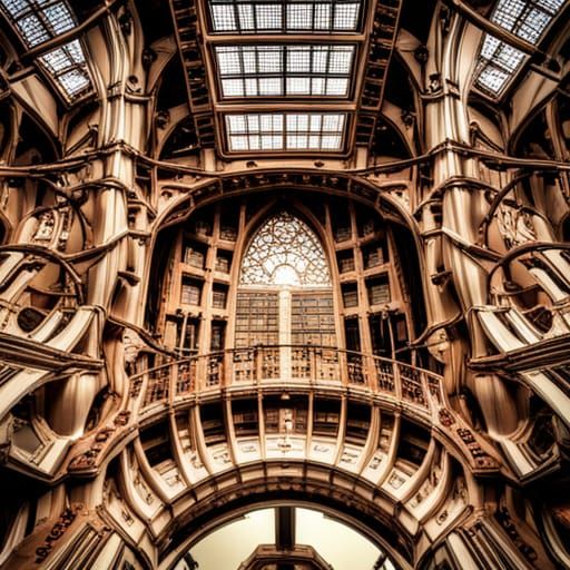 Biomechanical Woman with Squid Body in Hyperrealistic Style