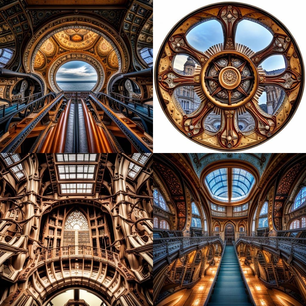 Woman with Biomechanical Squid Body in 8K