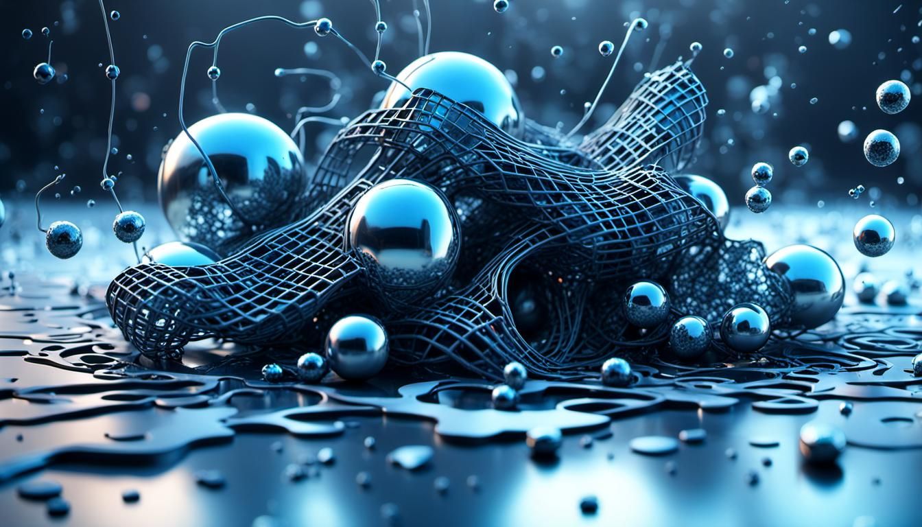 Hyperrealistic Abstract Sci-Fi Scene in Peter Taraka Style