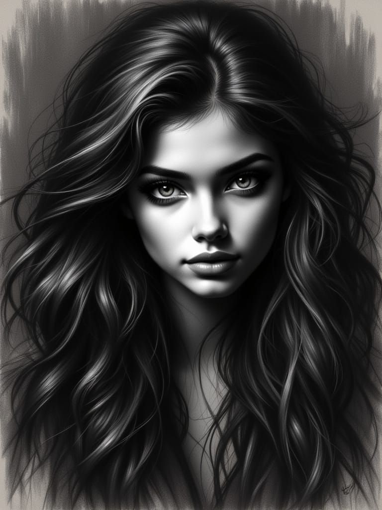 Beautiful charcoal