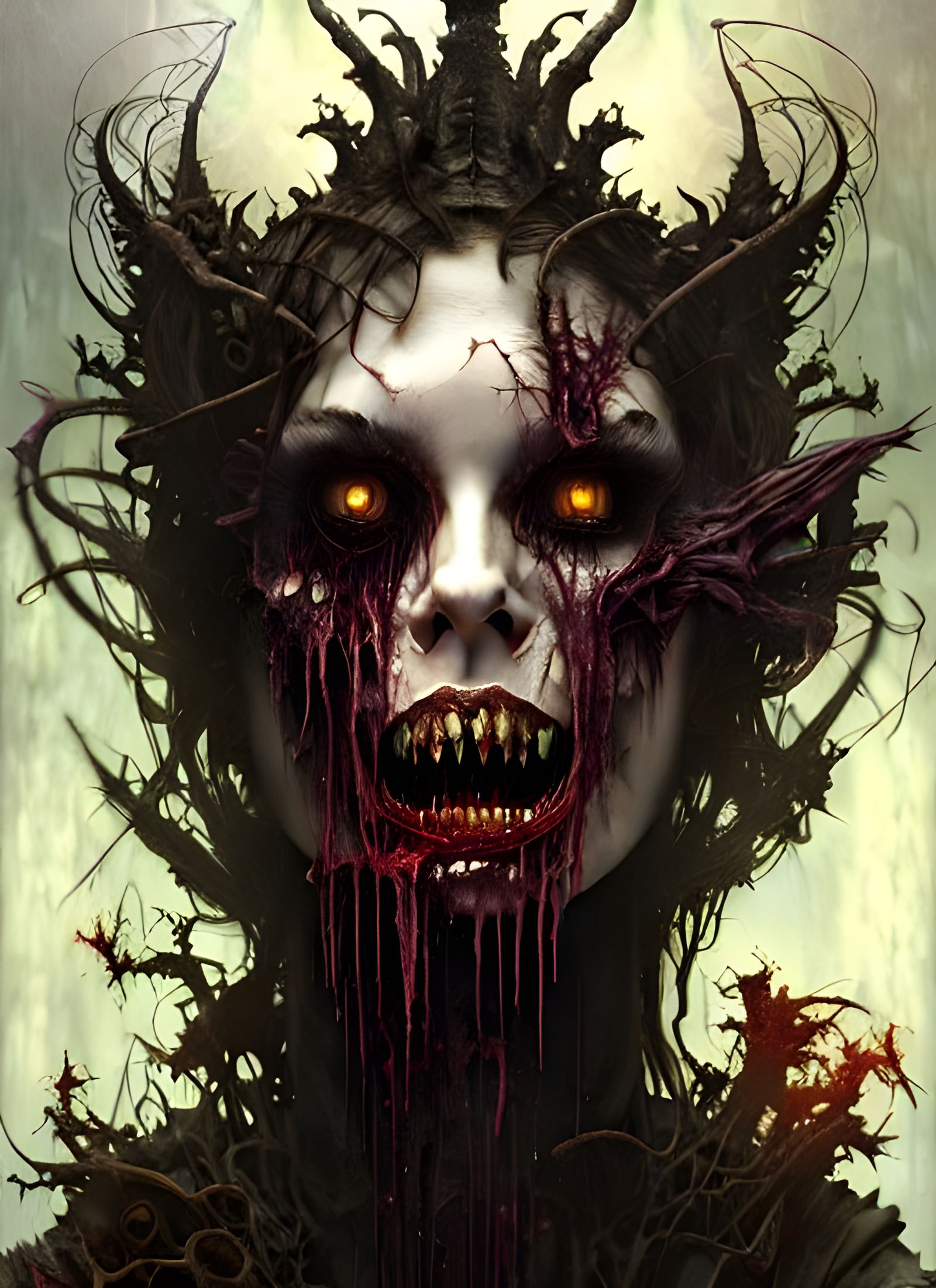 Decaying Undead Demon in Photorealistic 8K