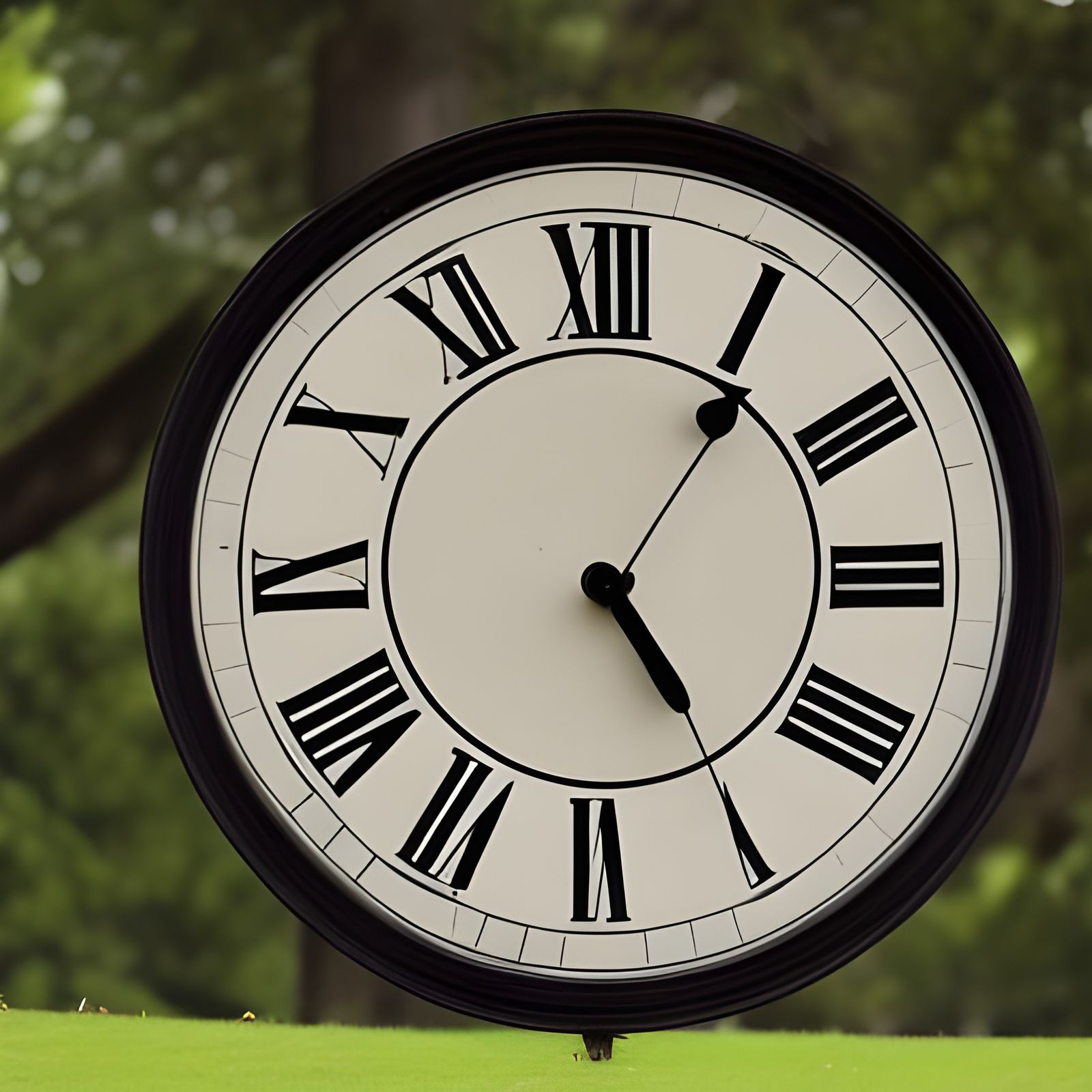 Simple AI Generated Clock Face