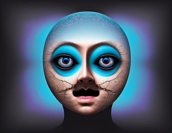 Surreal Abstract Pareidolia Image