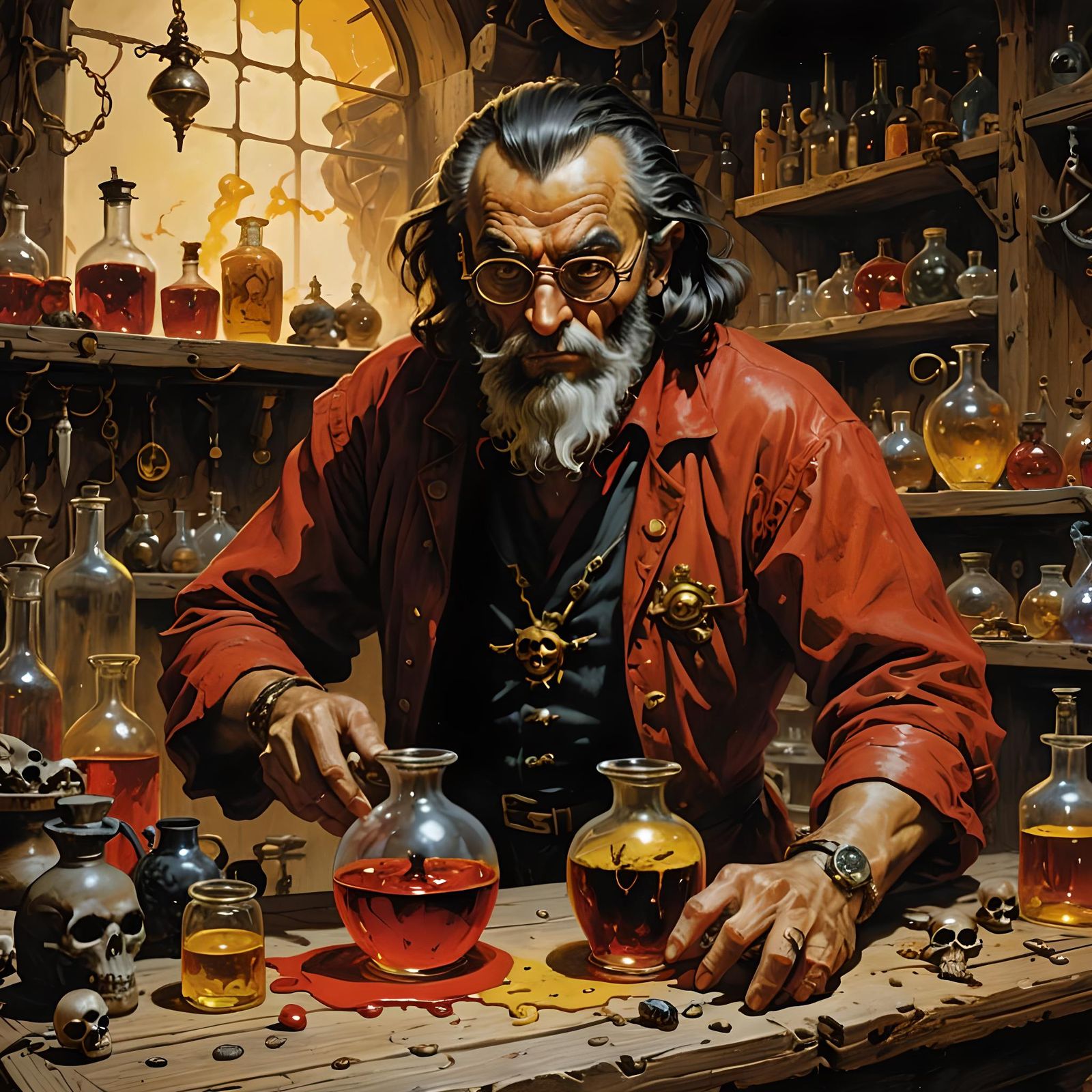 Magnus Bloodworth, 12th-century alchemist of East Stonewell