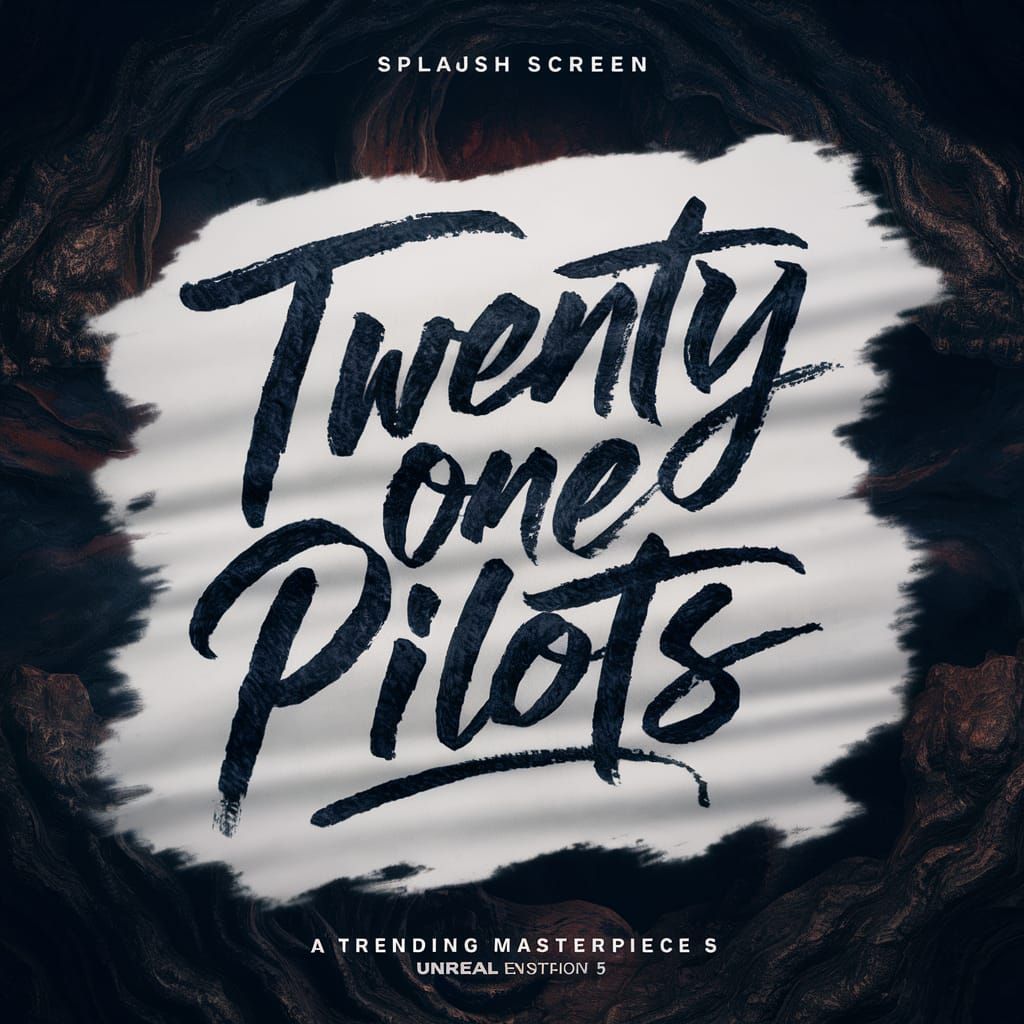 Twenty One Pilots Hand-Lettering Concept Art