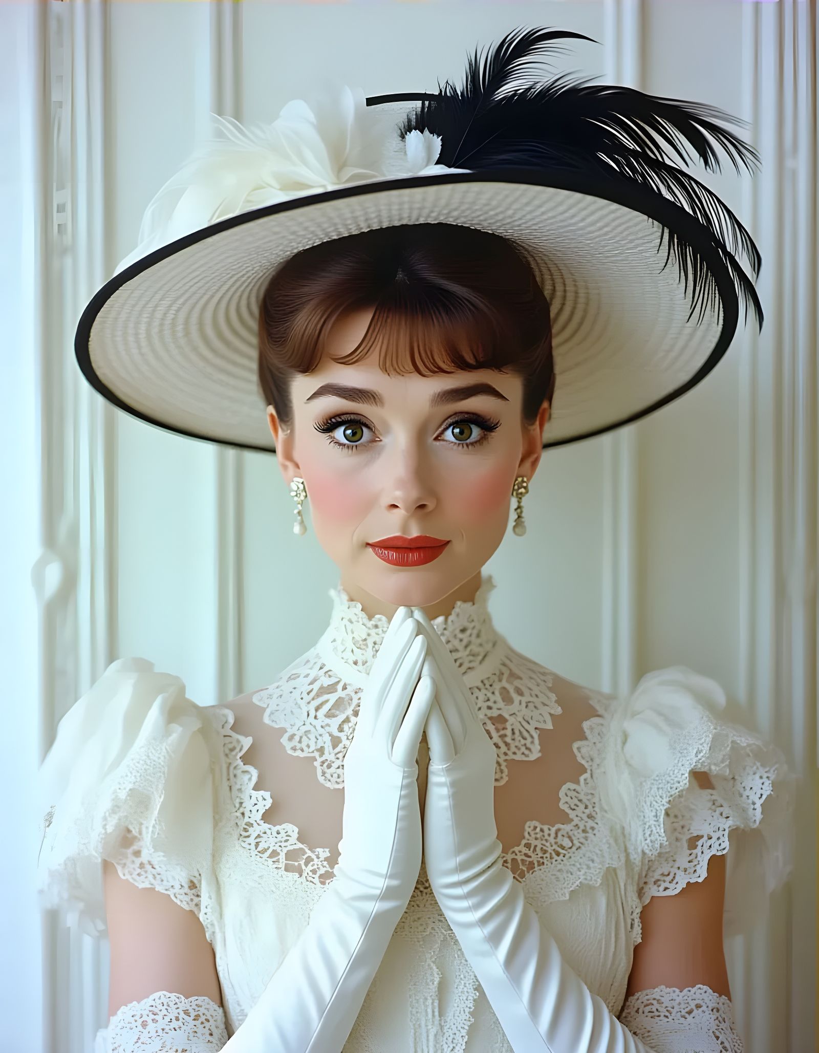 Eliza Doolittle in Art Nouveau Style of Alphonse Mucha