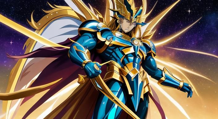 Saint Seiya Aries Stardust Attack in Golden Armor