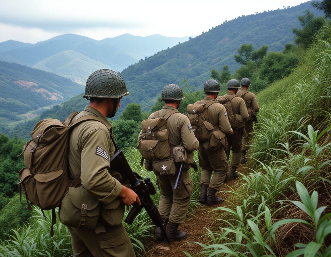 US Army Soldiers in Vietnam War Photojournalism