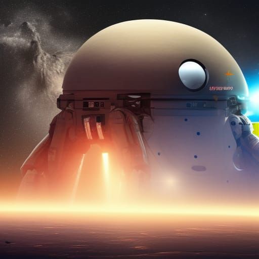 Gigantic USSR Mecha Head in Space: NASA Photo