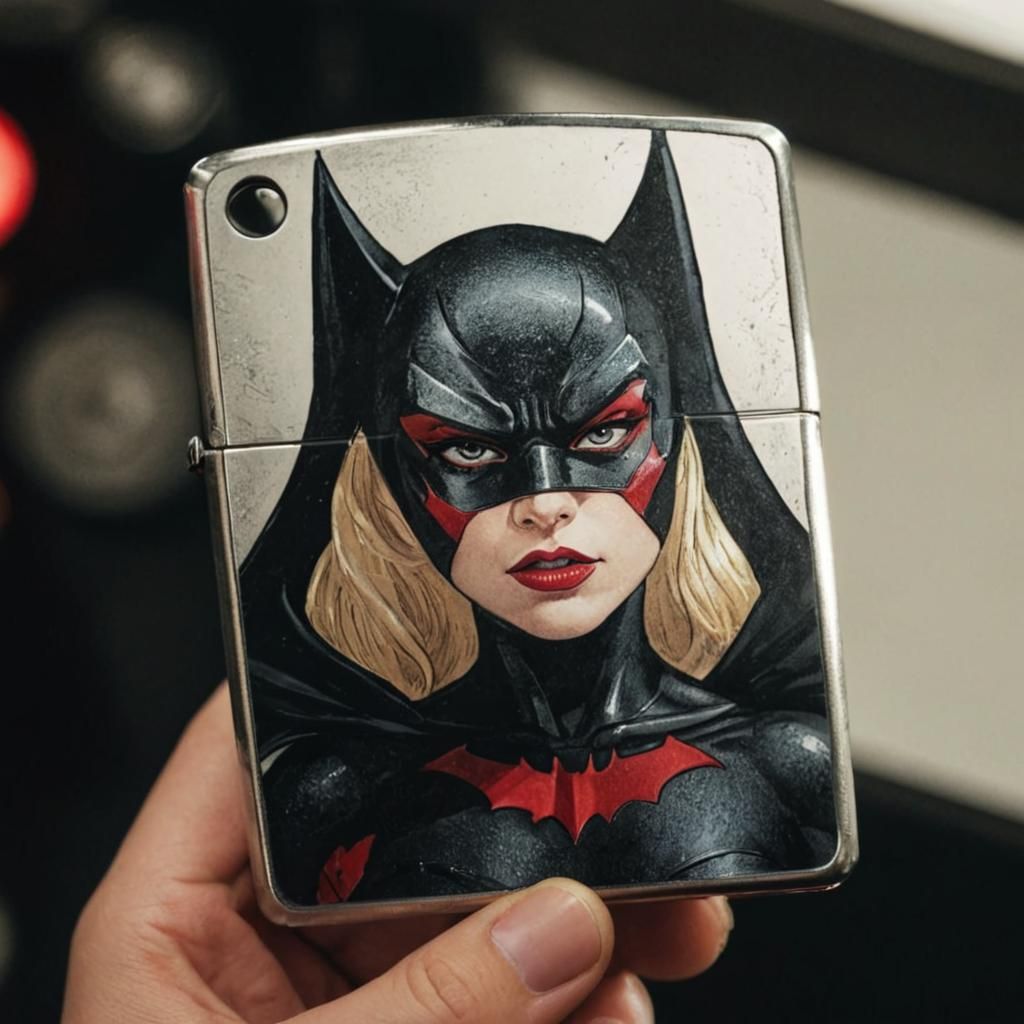 zippo lighter batgirl