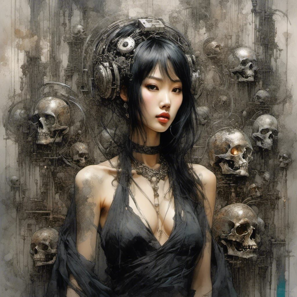 Asian Android in Poetic Style