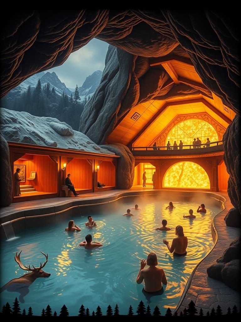 Interdimensional Banff Hot Springs: Species Transformation a...