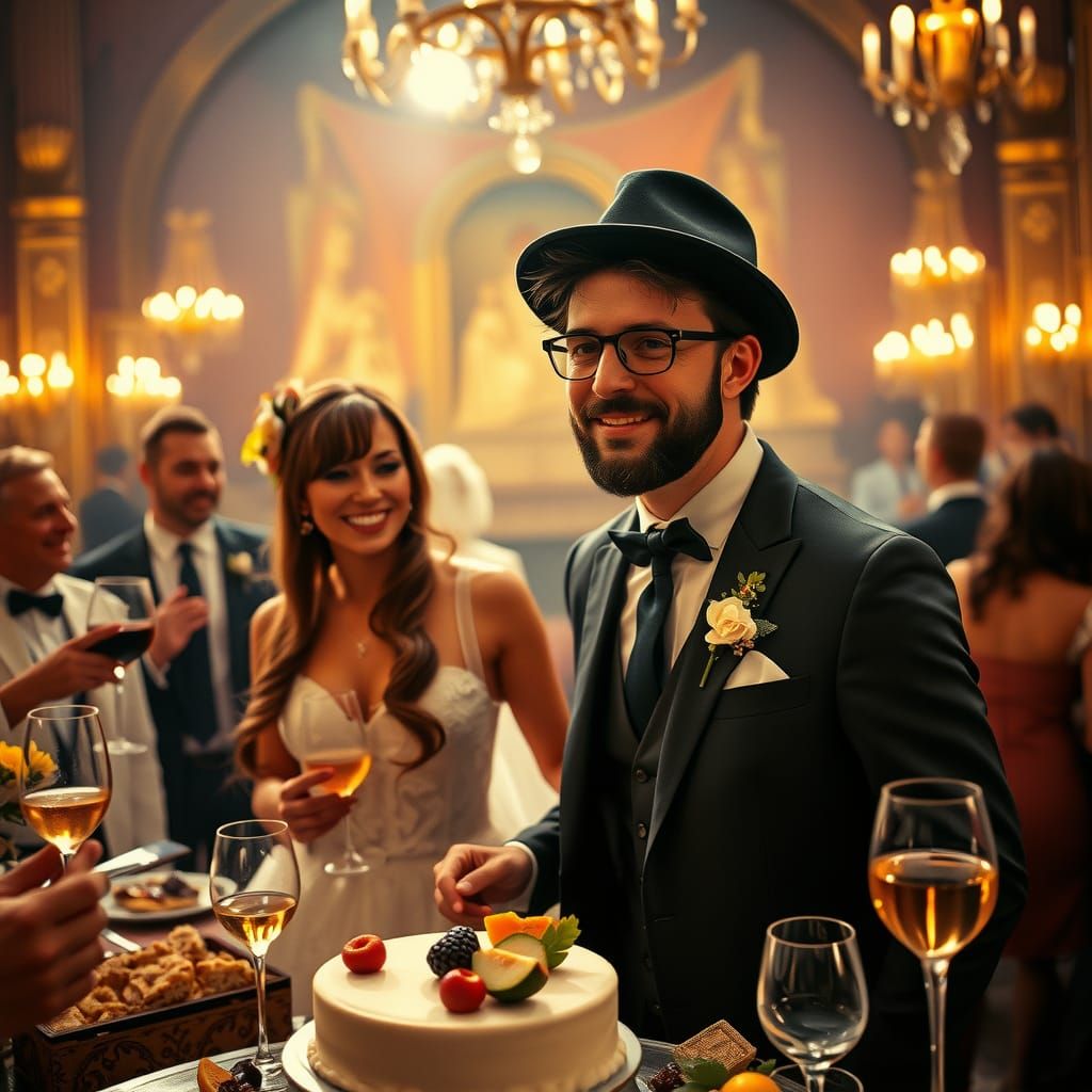 Italian Geologists' Wedding Celebration in Film Style