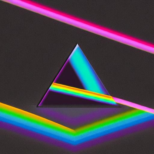 Dark Side of the Moon Prism in 8K