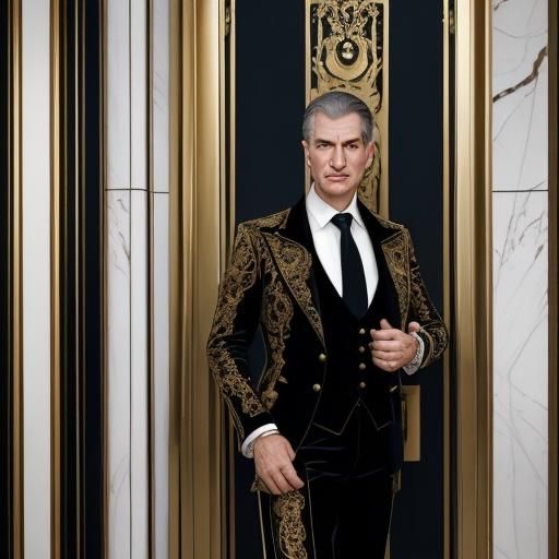 Luxurious Hotel Elevator Operator in Hyperrealistic Photo