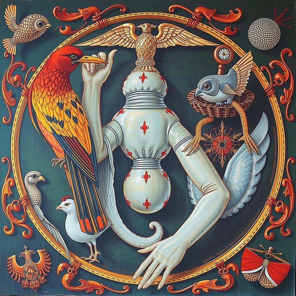 A Surreal Alphabet of Imaginary Creatures