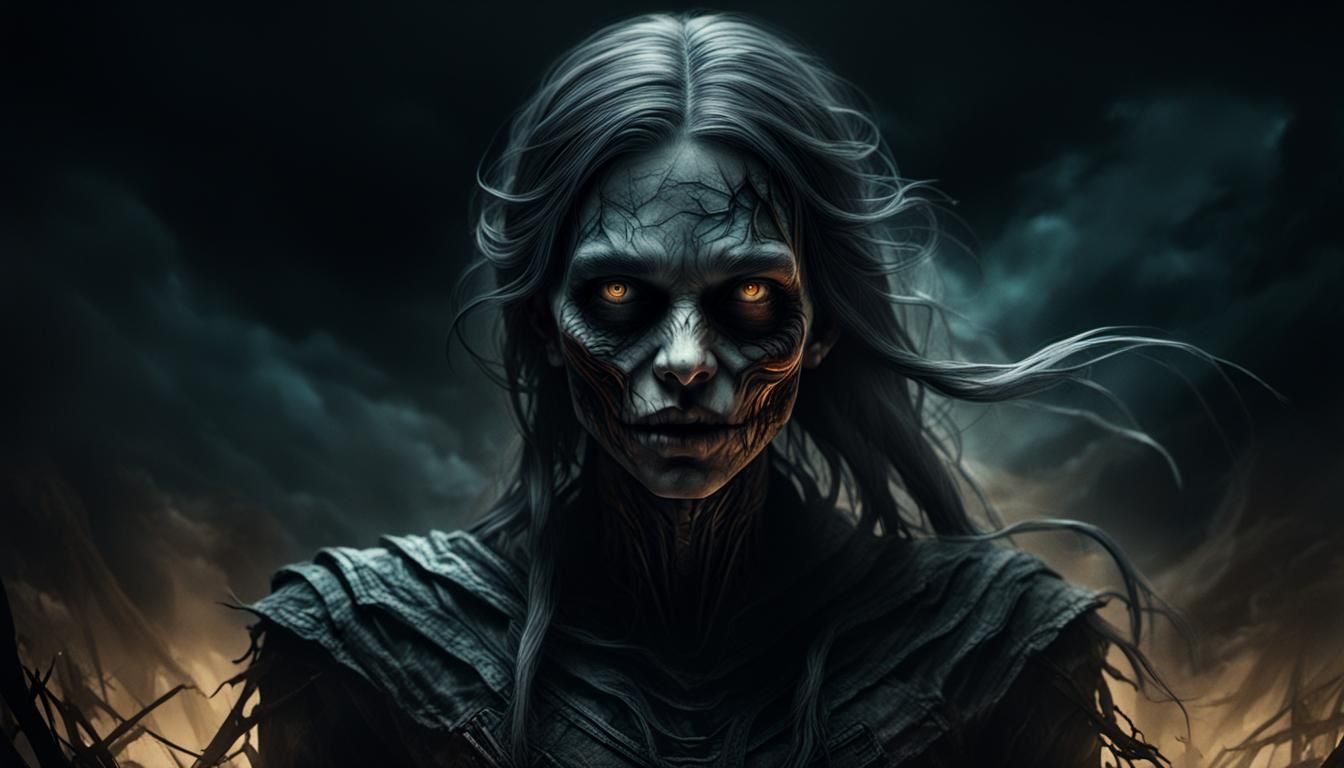 Ethereal Banshee Wails in Darkened Twilight