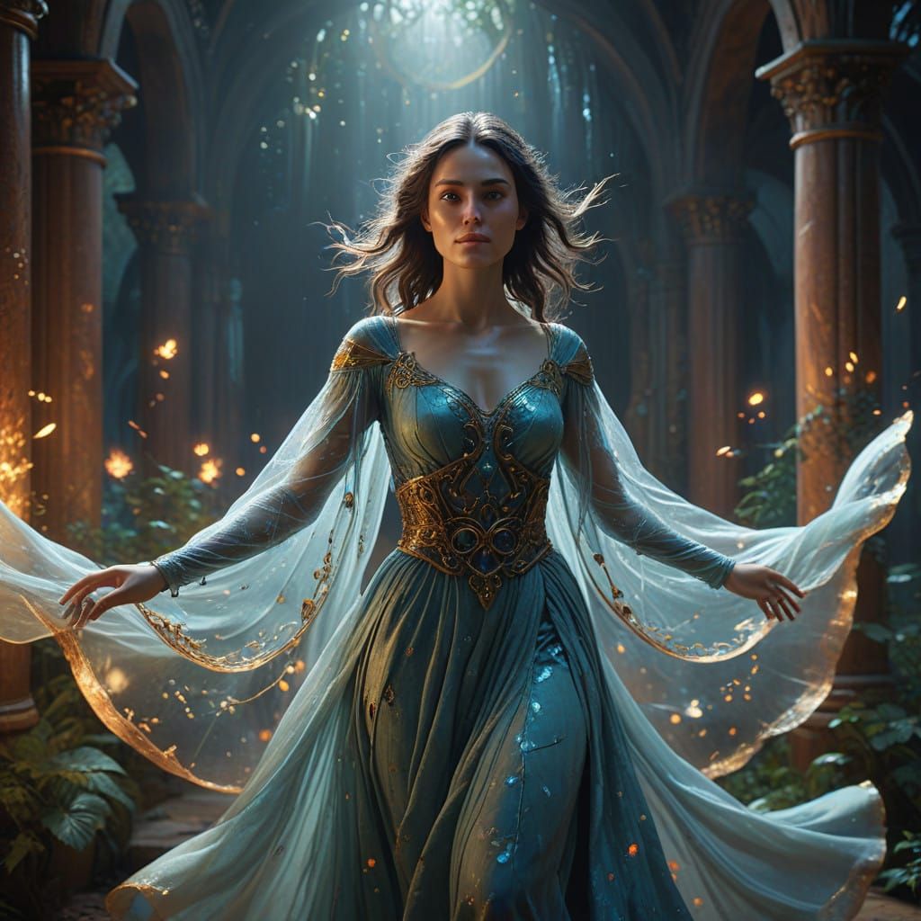 Ethereal Fantasy Portrait in Cinematic Digital Art Style