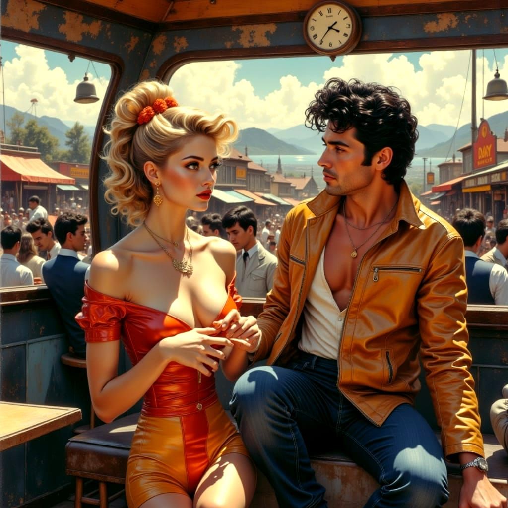 Grease Summer Nights: Sandy and Danny's Vintage Romance